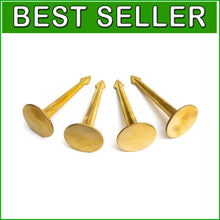 Load image into Gallery viewer, Invisible Brass Survey Marker Set - 4 Flush Boundary Stakes for Property Lines
