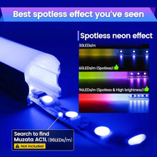 Load image into Gallery viewer, Premium U-Shaped LED Diffuser Channel - 10-Pack 3.3FT for Flawless Ambiance