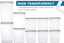 Load image into Gallery viewer, Space-Saving Airtight Food Storage Containers, 10-Pack - Durable &amp; Stylish