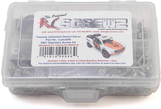 Complete Conversion Screw Kit for Traxxas UDR - 380+ Premium Stainless Steel