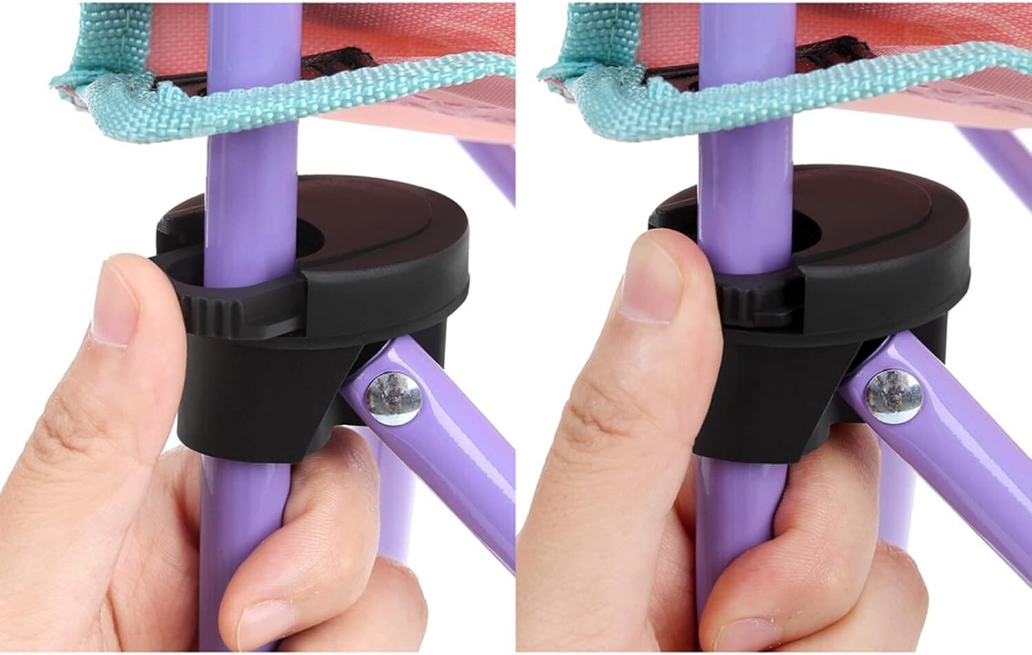 Durable Kids Outdoor Camping Chair with Cup Holder & Carrying Bag - Unicorn