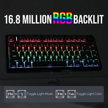 Load image into Gallery viewer, Ultra-Responsive RGB Mechanical Keyboard - 75% Wireless with Low-Latency Design