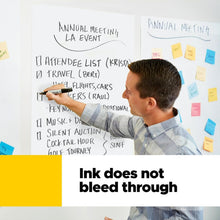 Load image into Gallery viewer, Ink Bleed-Through Resistant Super Sticky Flip Chart Paper - 6 Pads Included