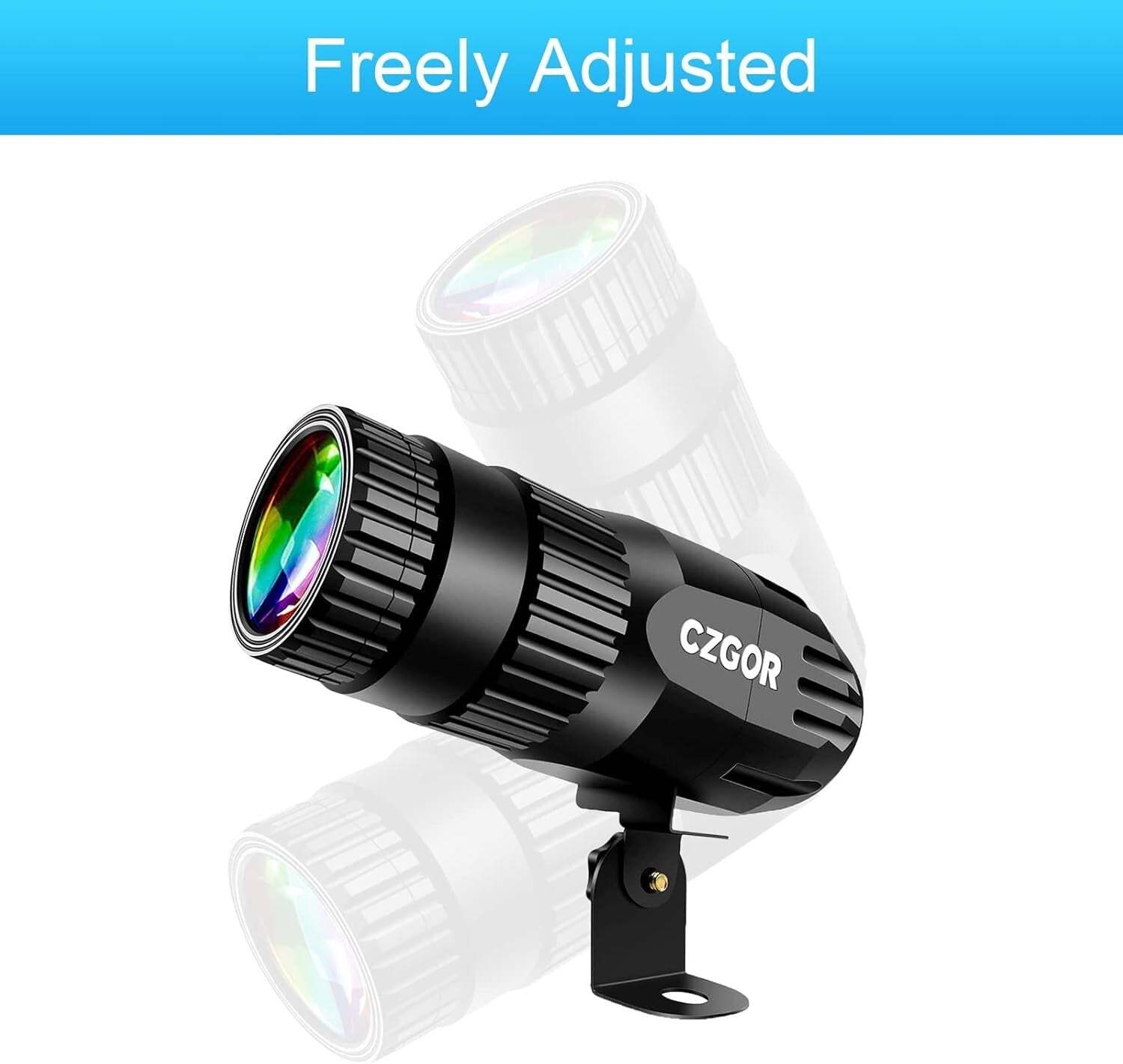 Versatile 3-Pack LED Pinspot Lights with Remote for Brilliant Event Illumination