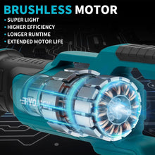 Load image into Gallery viewer, Lightweight 21V Brushless Reciprocating Saw - Cordless for Metal, Wood &amp; PVC