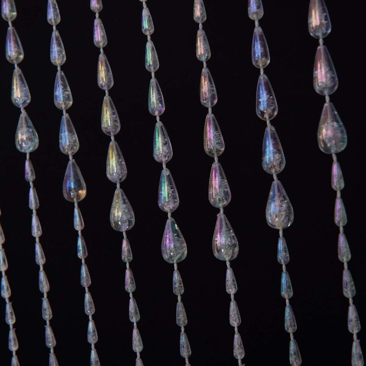 Adjustable 3FT x 6FT Beaded String Curtain – Charming Home Decoration