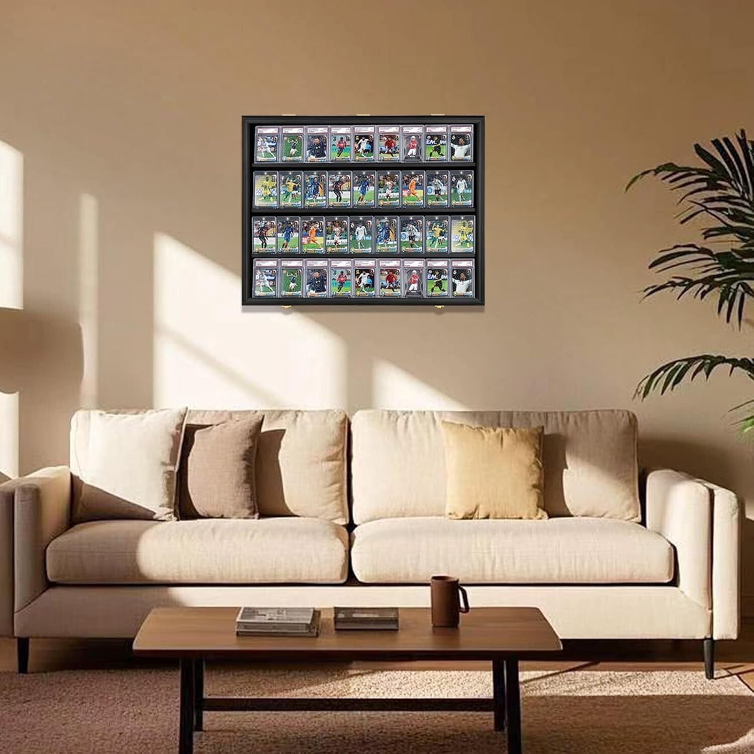 Acrylic Wall Mount Card Display Case - Protect Graded Baseball & Football Cards