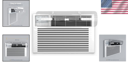 Comfortable Indoor Climate Control: Adjustable Window Air Deflector with Remote
