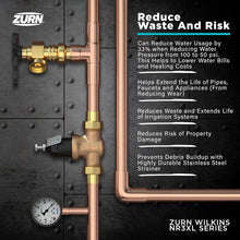 Load image into Gallery viewer, Efficient Brass Pressure Reducing Valve - 1" NPT Connection for Residential Use
