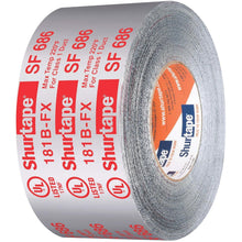Load image into Gallery viewer, UL 181B-FX Silver Butyl Foil HVAC Tape - 3" x 33.3 Yards for Indoor/Outdoor