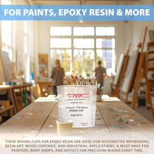 Load image into Gallery viewer, Versatile 174 Oz Mixing Cups - Perfect for Automotive Paints &amp; Crafts, 12 Count
