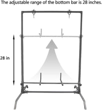 Load image into Gallery viewer, Adjustable Steel Archery Target Stand - Perfect for Uneven Grounds &amp; Bag Targets