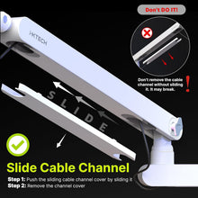 Load image into Gallery viewer, LIZARD WHITE Adjustable Microphone Boom Arm with Cable Management 360° Swivel