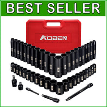 Load image into Gallery viewer, Ultimate 49-Piece 3/8-Inch Drive Impact Socket Set - Chrome Vanadium Durability