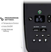 Load image into Gallery viewer, Brushed Slate Single Serve Coffee Brewer with Strong Brew &amp; Program Features
