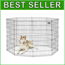 Load image into Gallery viewer, Secure &amp; Spacious Pet Exercise Pen, 24" W x 48" H - Ideal for Indoor/Outdoor Use