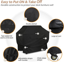 Load image into Gallery viewer, Premium Waterproof Grill Cover for 3-4 Burner Grills – Fadeproof &amp; UV Shielding
