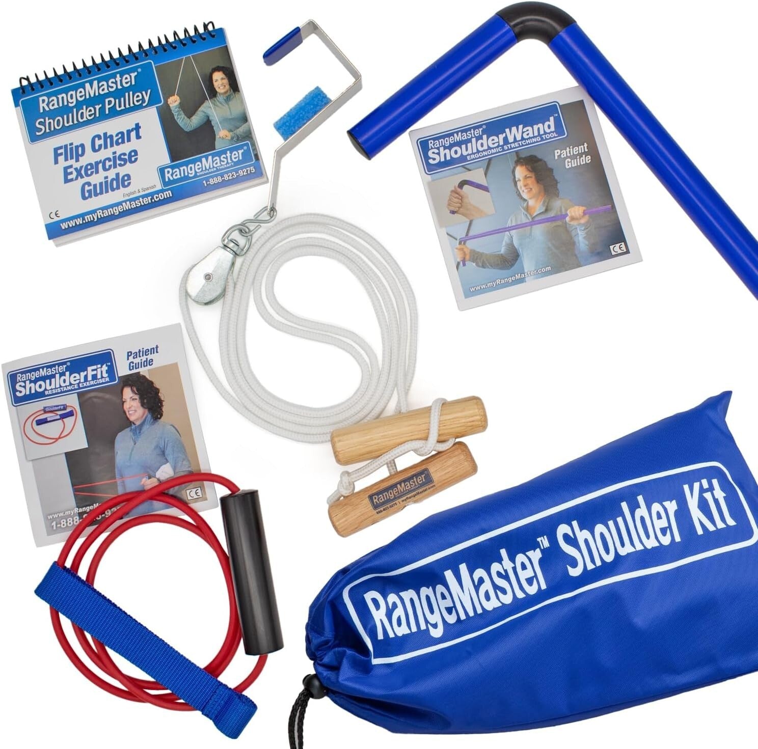 Complete Shoulder Therapy Kit: Adjustable Rehab Tools for Home Recovery