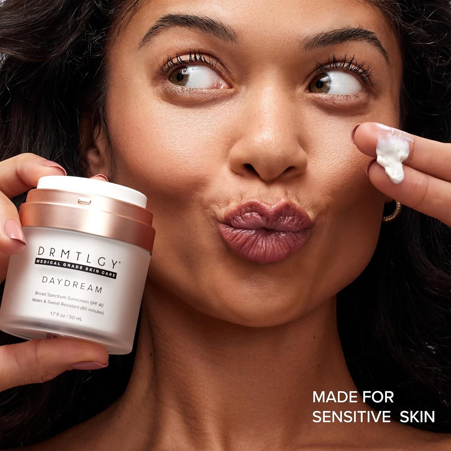 Hydrating SPF 40 Sunscreen & Face Moisturizer for Sensitive Skin – 1.7 Ounces