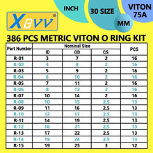 Load image into Gallery viewer, Versatile 30-Size Viton O-Ring Assortment Kit - Ideal for Automotive and More