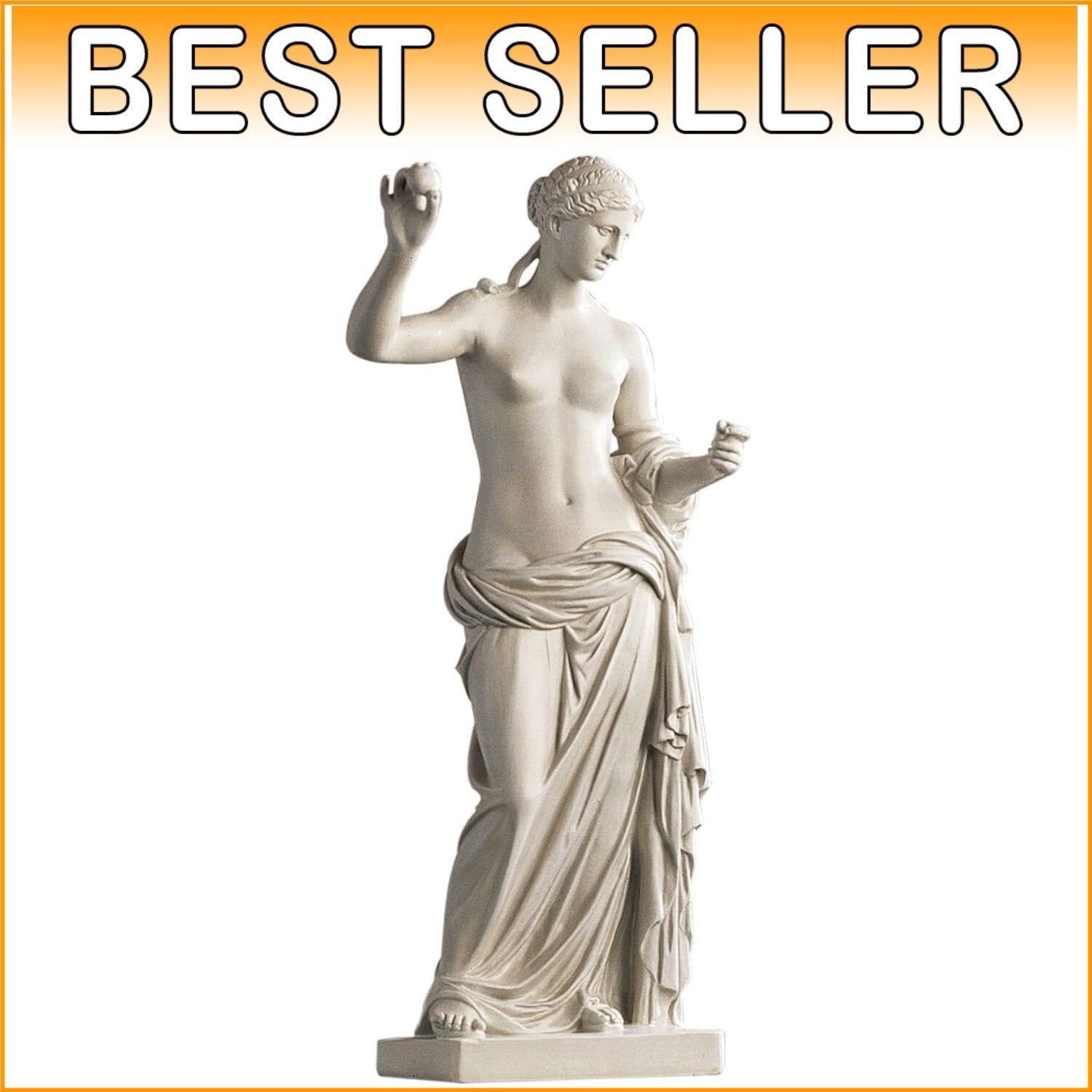 Classic 23 Inch Venus Statue - Beautifully Detailed Resin Sculpture for Gifting