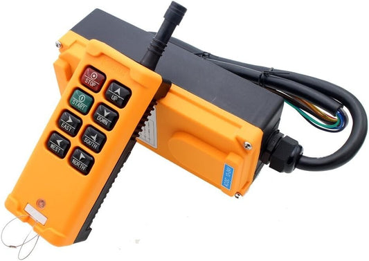High-Performance Wireless Crane Remote with IP65 Rating and 12-24V Compatibility