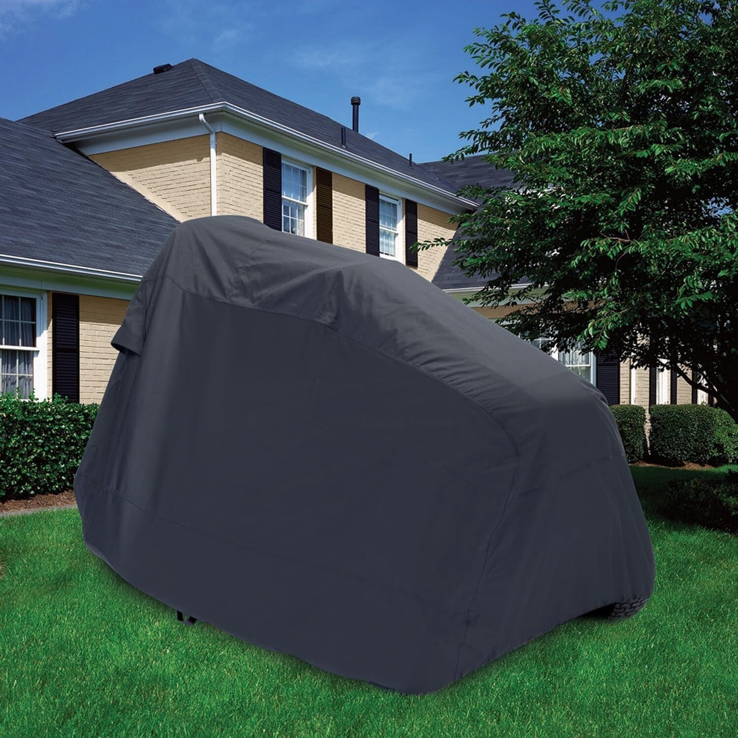 Durable Outdoor Tractor Cover with UV Protection & EasyOn Handles - Fits 54"
