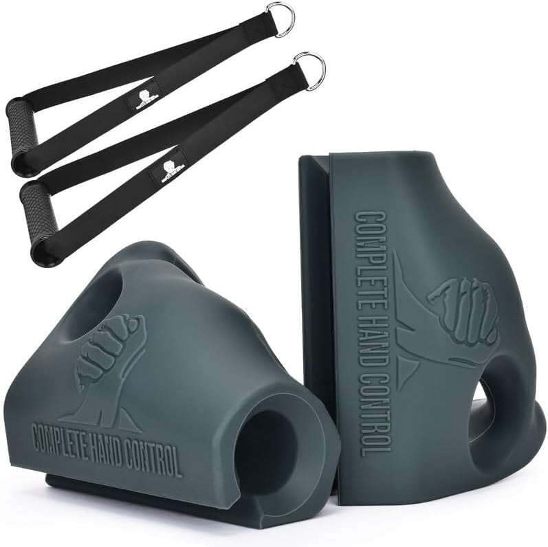 Customizable Silicone Grip Handles for Arm Wrestling & Strength Training