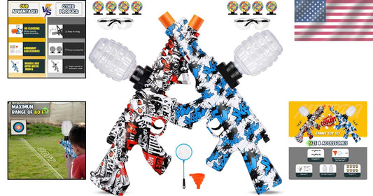 Upgraded Gel Splatter Toy with Accessories - Perfect for Parties and Holidays