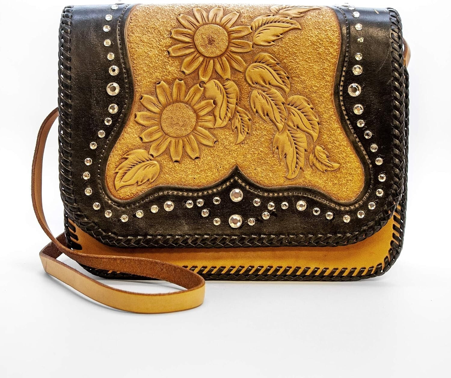 4-6 Oz Veg Tan Cowhide Double Shoulder Leather - Ideal for Artisans and Crafters