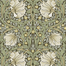 Load image into Gallery viewer, Eco-Friendly William Morris Sage Green Wallpaper - Removable &amp; Waterproof Design