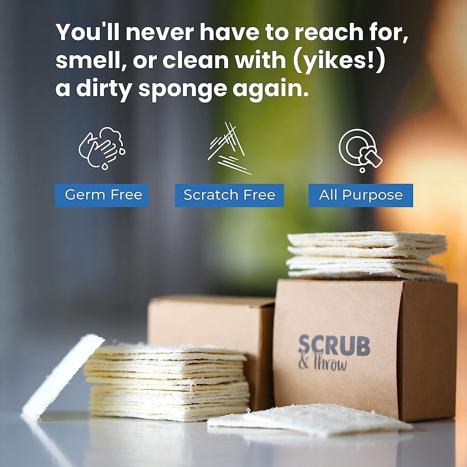 90-Pack Natural Loofah Sponges: Eco-Friendly, Non-Scratch Kitchen Cleaners