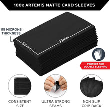 Load image into Gallery viewer, 5-Piece Trading Card Holder Set: Deck Box, Sleeves &amp; Dividers - Modern Design