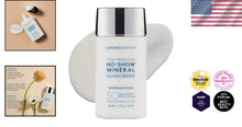 Load image into Gallery viewer, Mineral Sunscreen SPF 50: Non-Greasy, Lightweight &amp; Blends Under Makeup Easily