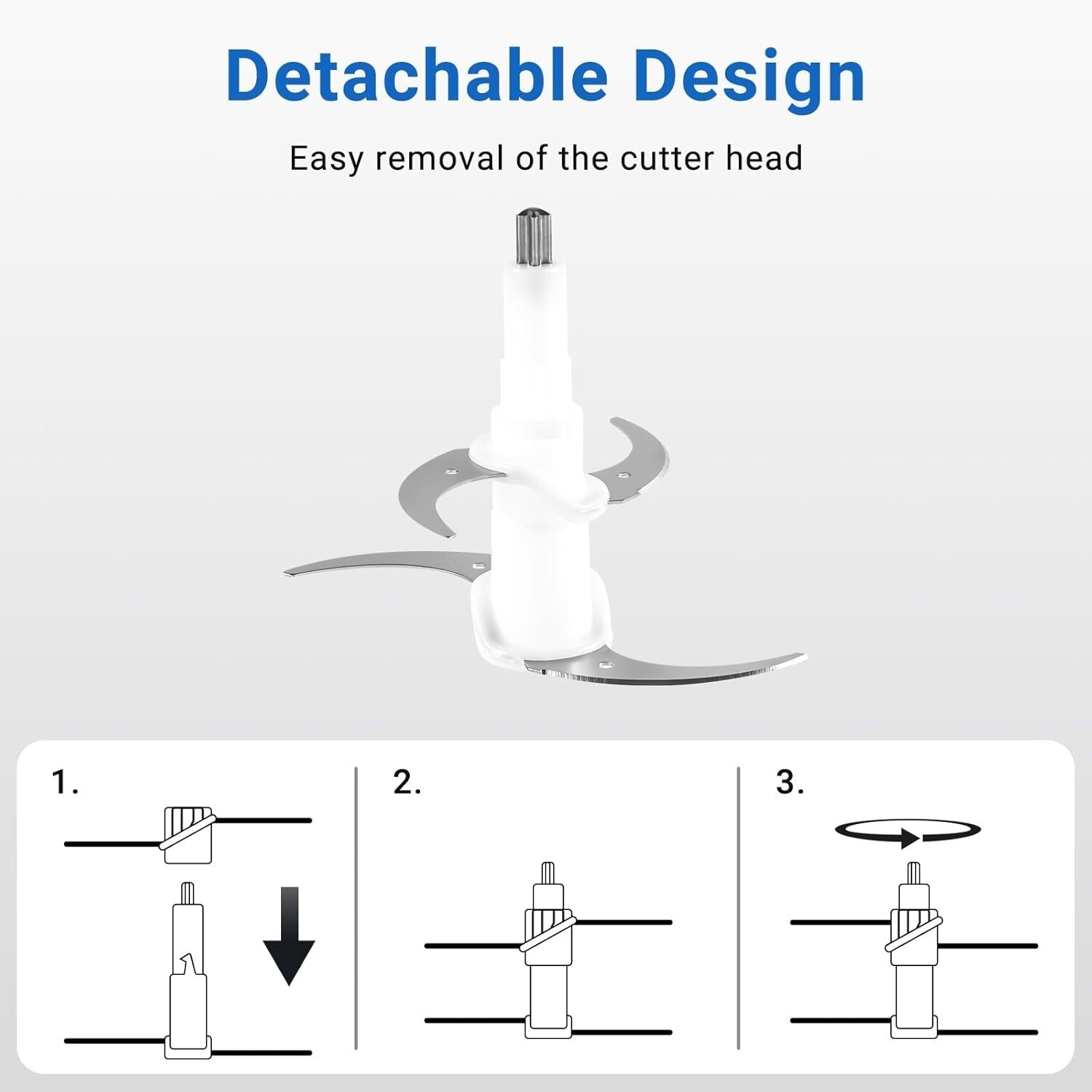 Compact 500W Electric Meat Grinder with Safety Features & Dishwasher Safe Design