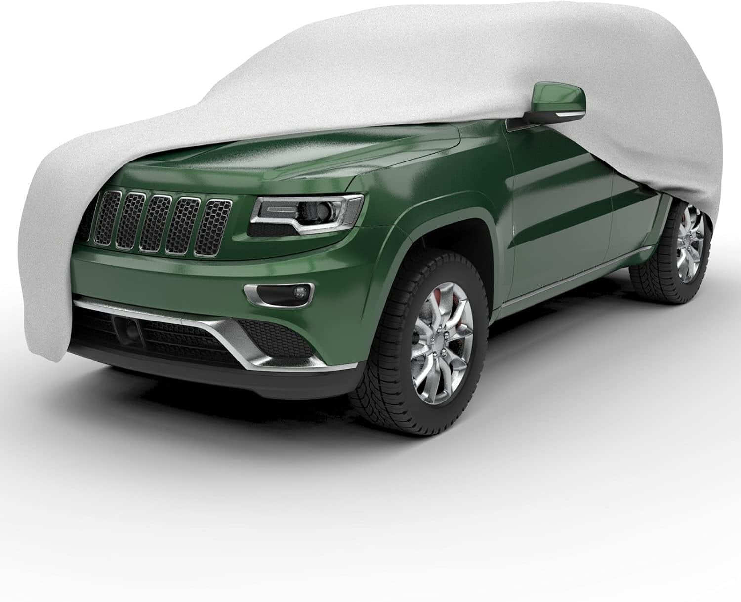 All-Weather Gray SUV Cover - Breathable, Water-Resistant Fit for 210" SUVs