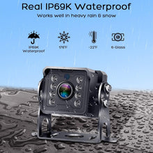 Load image into Gallery viewer, Reliable 7 Inch Wired Backup Camera - 1080P HD Night Vision for Trucks &amp; RVs
