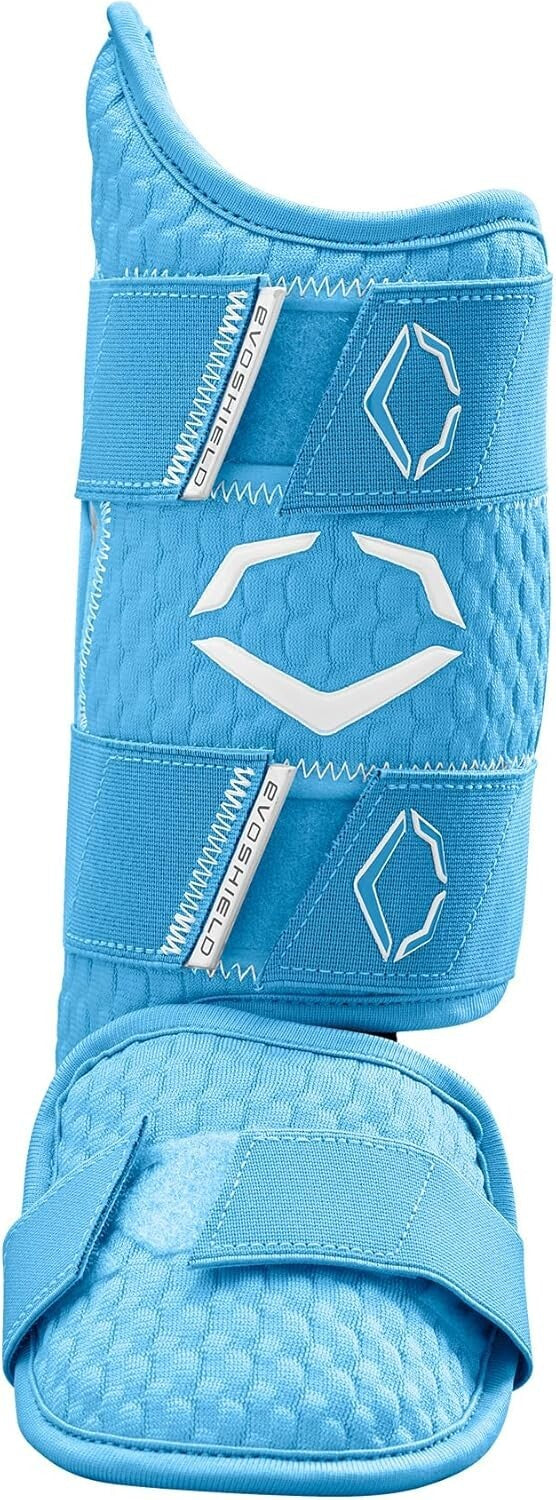 Ergonomically Designed Batter's Leg Guard with Adjustable Straps - Victory Blue