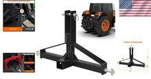 Load image into Gallery viewer, Lightweight 2-Inch Receiver for 3 Point Hitch - Easy Install Tractor Connector