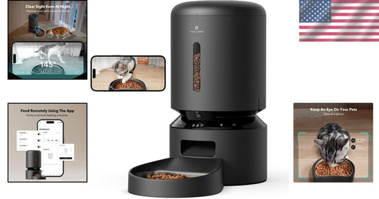 Smart Automatic Pet Feeder with 1080P HD Camera & 2-Way Audio for Cats & Dogs