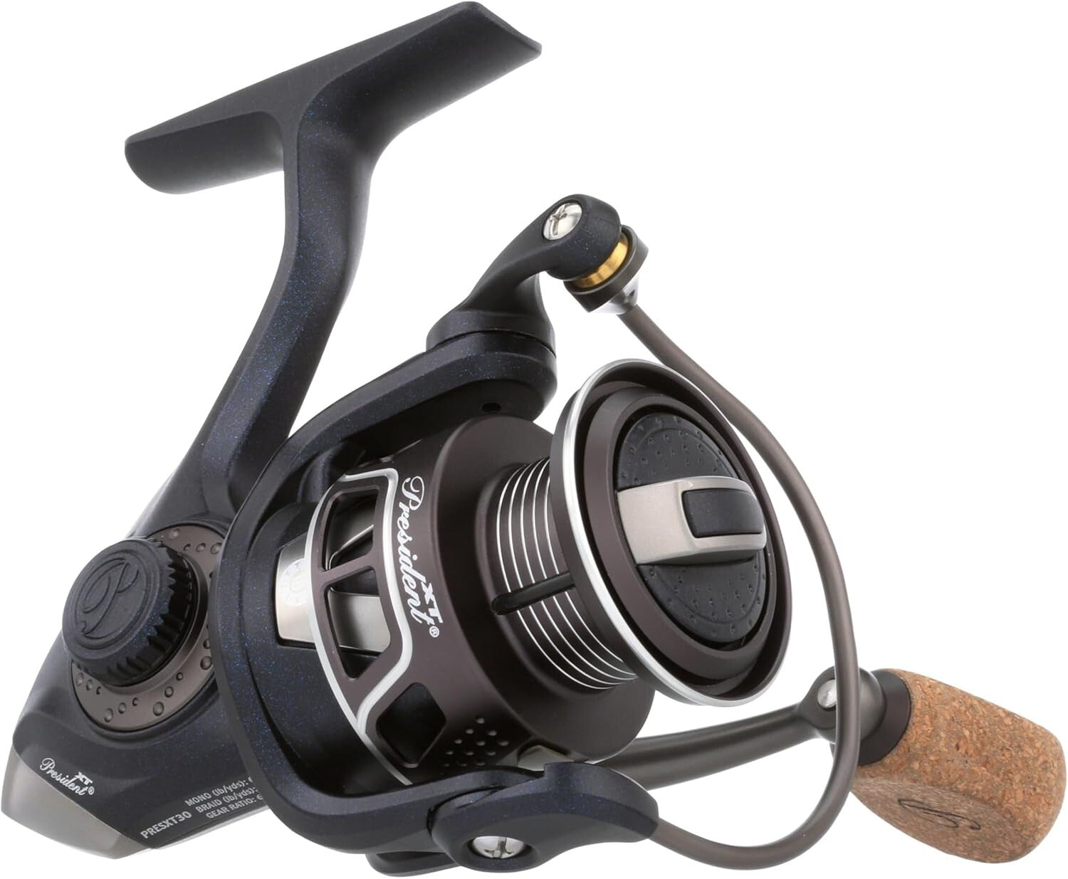 New Model President XT Spinning Reel - Stainless Steel for Smooth Fishing