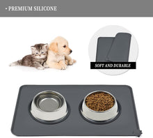 Load image into Gallery viewer, Durable Silicone Pet Feeding Mat - Anti-Spill Design for Dogs &amp; Cats 32" x 24"