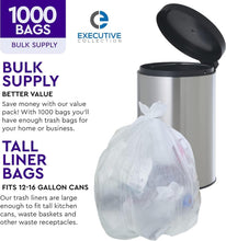 Load image into Gallery viewer, Reliable 12-16 Gallon Clear Garbage Bags, 950 Count - Smart and Strong Disposal