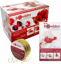 Load image into Gallery viewer, Versatile Bow Making Kit: Mini Bow Maker &amp; 100 Yd Gold Wire for All Occasions