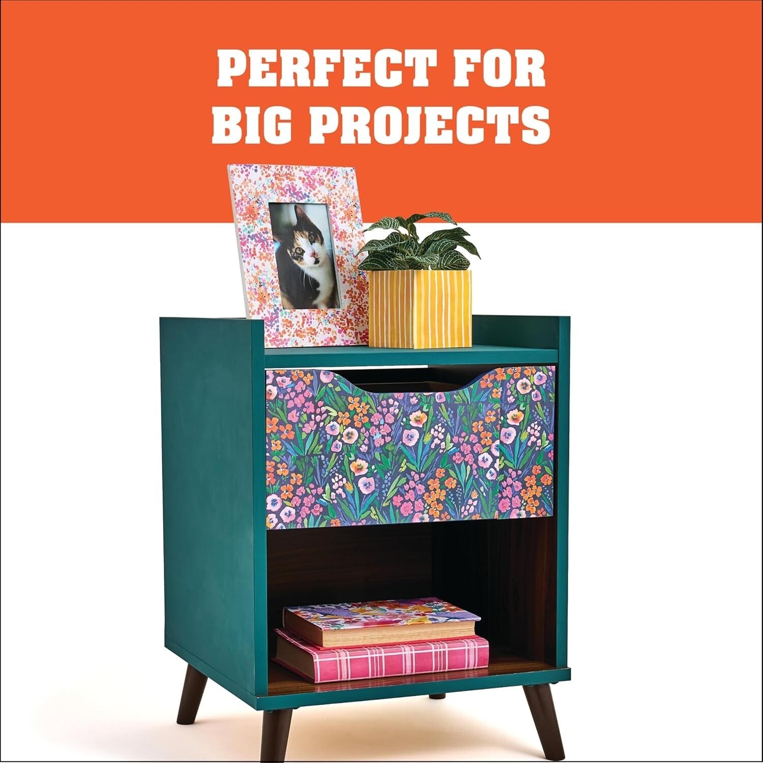 All-in-One Crafting Solution: Water-Based Glue, Sealer & Matte Finish, 128 Fl Oz