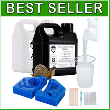 Load image into Gallery viewer, Sapphire Blue Silicone Mold Making Kit - 4.4 lbs of Versatile Casting Material