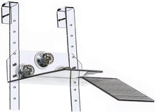 Load image into Gallery viewer, Adjustable Clear Acrylic Turtle Ramp - Ideal for Basking in Aquatic Tanks