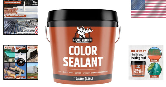 Color Waterproof Sealant - Flexible Roofing Coating for Flat & Slope Roofs