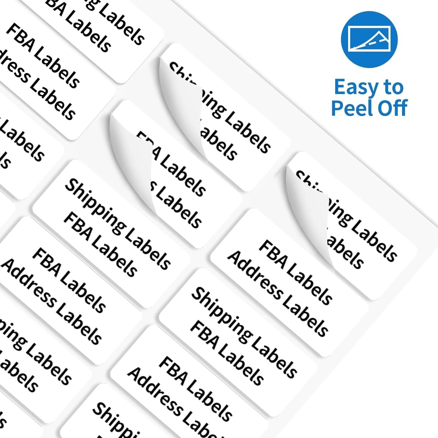 500 Sheets of 1" x 2-5/8" Address Shipping Labels for Laser and Inkjet Printers