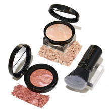 Load image into Gallery viewer, Baked Balance-N-Glow Kit: Foundation, Blush &amp; Retractable Brush for Radiance